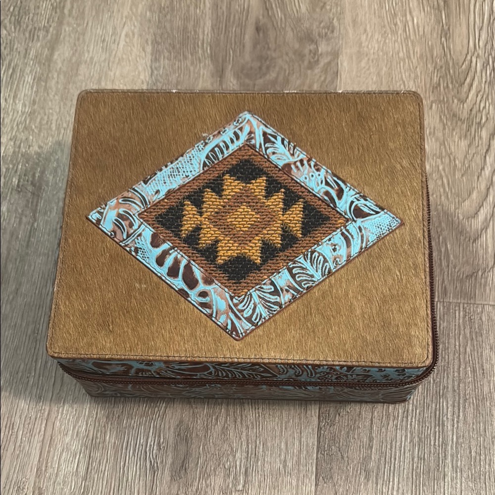 Custom western inspired jewelry case